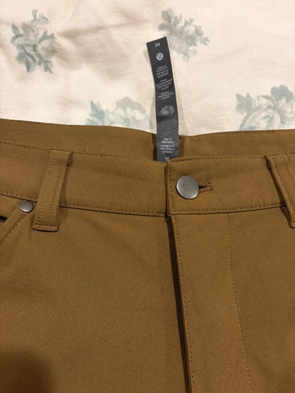 Lululemon slim fit 5 pocket ABC Warpstreme 34x30.5